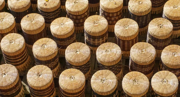 Artesanía de bambú en venta — Foto de Stock