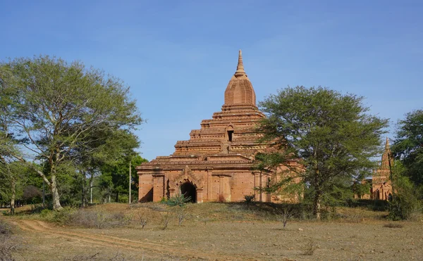 Widok z Pagan-Birma świątynie, Myanmar — Zdjęcie stockowe