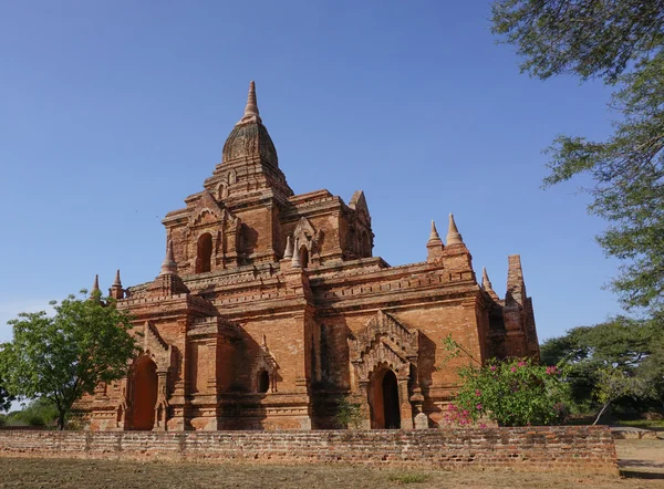 Pohled na Bagan chrámů, Myanmar — Stock fotografie