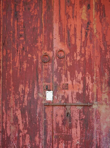 Part of old wooden door — Stock Photo, Image