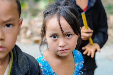 Vietnamlı bir kızın portresi