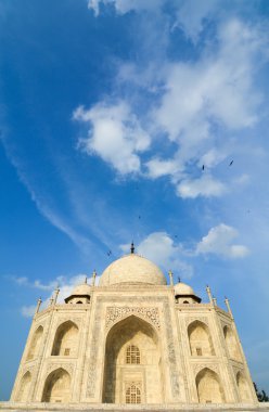 Taj Mahal Agra görünümünü