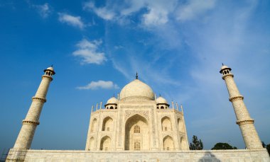 Taj Mahal Agra görünümünü