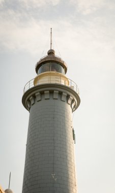 Dai Lanh feneri Nha Trang, Vietnam. 26 metrelik deniz feneri güneş ışınlarının şafakta yakalamak için Vietnam ilk yerdir.
