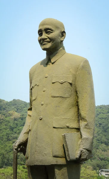 Estatua de Chiang Kai Shek en el parque — Foto de Stock