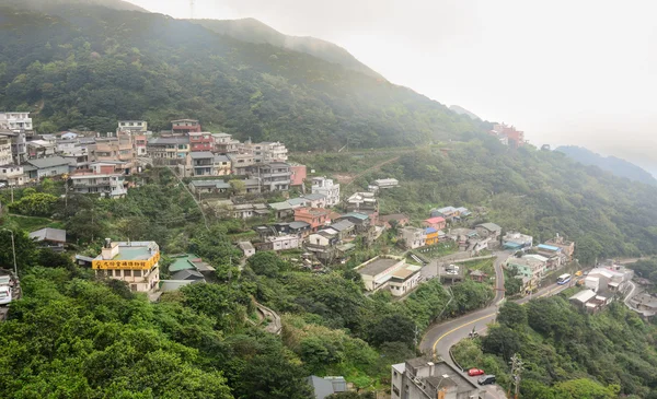 Pohled na město Jiufen v Tchaj-wanu — Stock fotografie