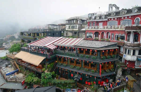Pohled na město Jiufen v Tchaj-wanu — Stock fotografie