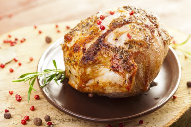 Marine fırında jambon