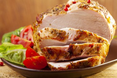 Marine fırında jambon