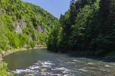 Pieniny, Polonya ve Slovakya 'daki Dunajec nehrinin dönüşü