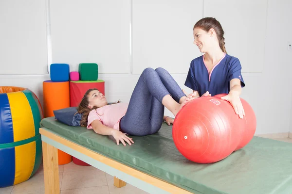 Therapie voor benen letsel — Stockfoto