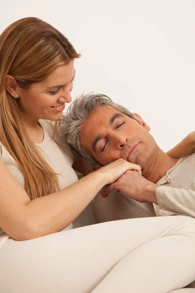 Smiling mature couple — Stock Photo, Image