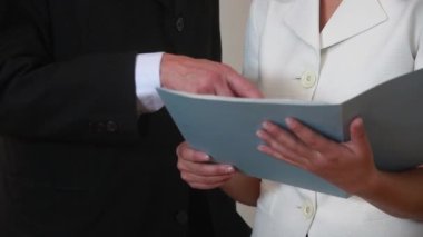 işadamı işkadını gösteren çalışma projesine