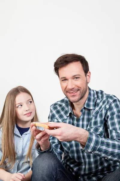 Man giving a toast — Stock Photo, Image