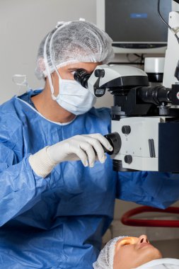 Gözlerini kontrol göz doktoru