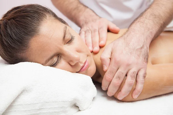 Woman in spa salon relaxing — Stock Photo, Image