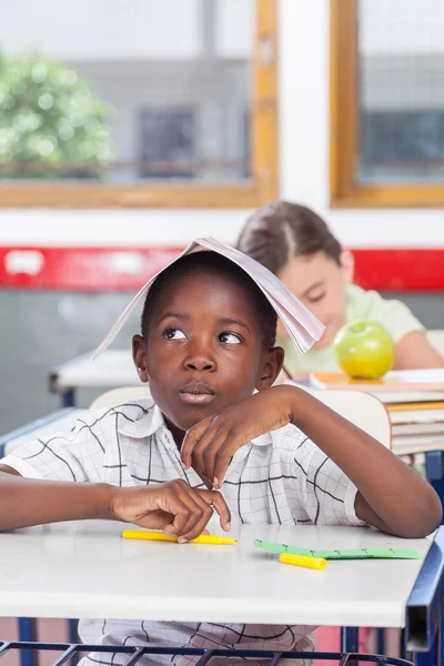 Funny black boy — Stock Photo, Image