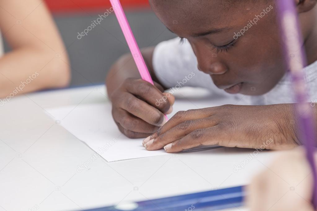 cute child drawing