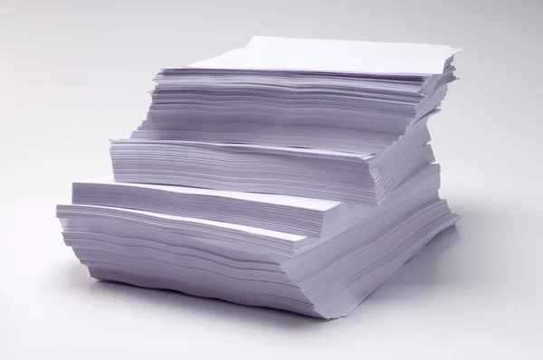 Stack of White Paper — Stock Photo, Image