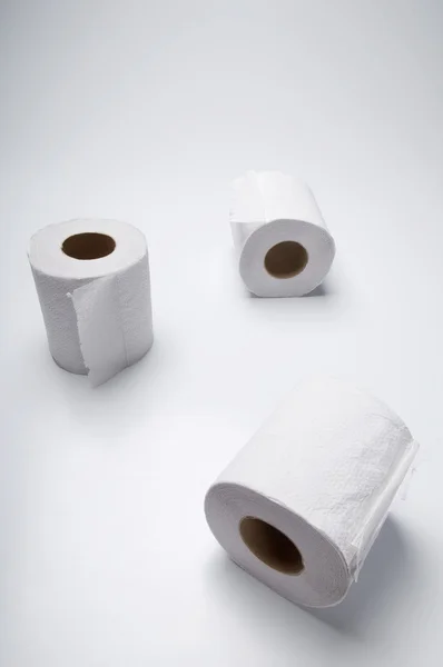 Papel tissue em rolos — Fotografia de Stock