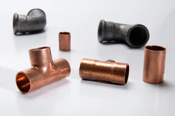 Tubes, metal parts — Stock Photo, Image