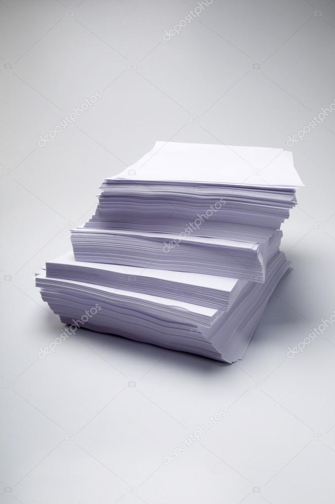 stack of White Paper