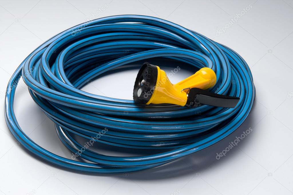 blue rubber hose