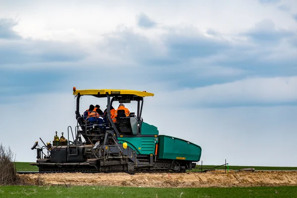 Nieuwe aanleg van wegen — Stockfoto