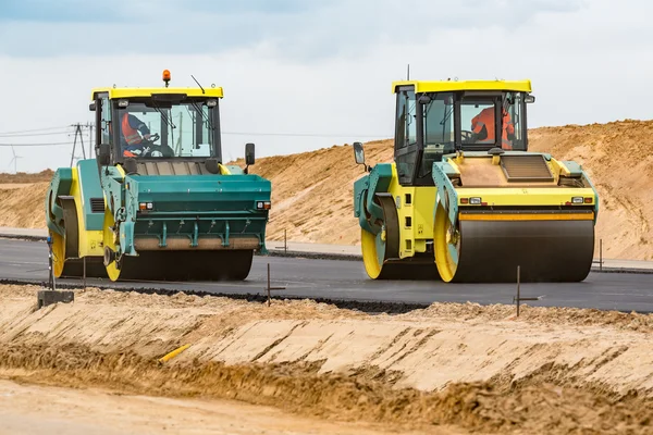 新しい道路の建設 — ストック写真