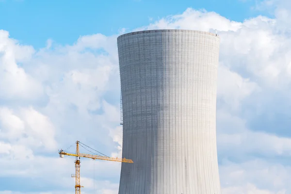 Construction site of the new modern power station — Stock Photo, Image