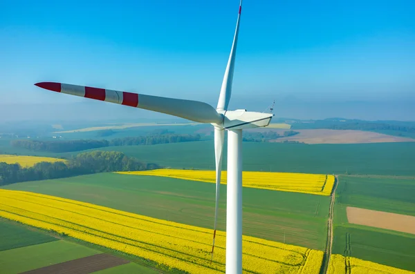 Windmolens op het veld — Stockfoto