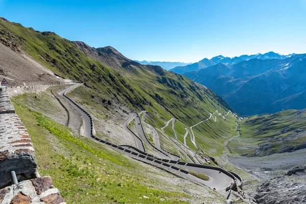 Βουνά Άλπεων Passo Stelvio — Φωτογραφία Αρχείου