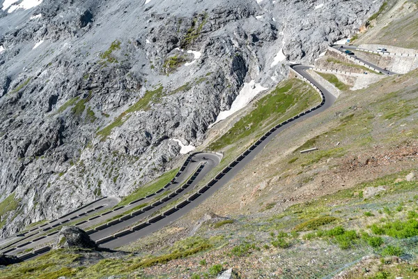 Mountains Alps Passo Stelvio Stock Photo