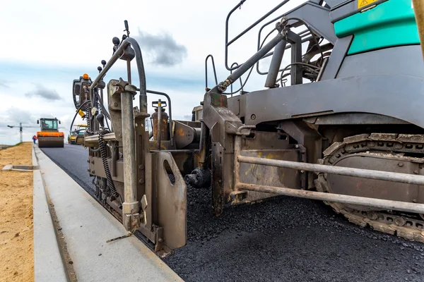 新しい道路の建設 — ストック写真