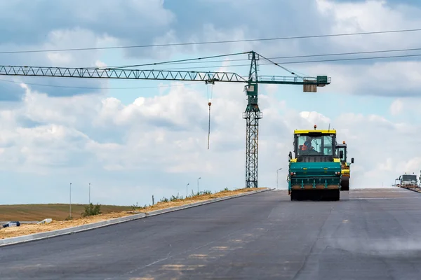 Construcción de nuevas carreteras — Foto de Stock