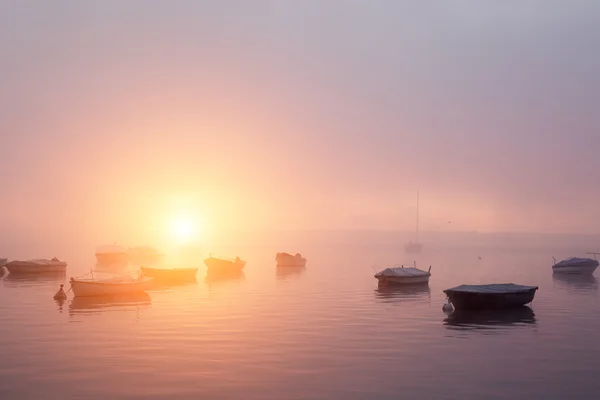 Tramonto sul lago — Foto Stock