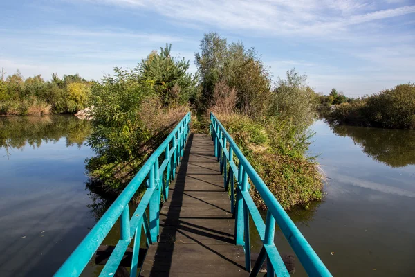 Metallbrücke — Stockfoto