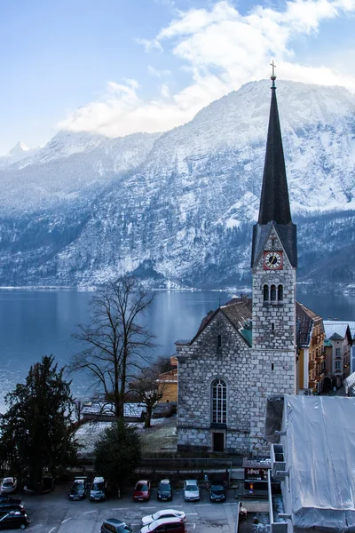 Inverno Hallstatt — Foto Stock