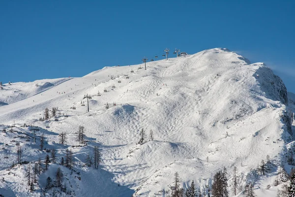 Winter skistation — Stockfoto