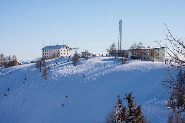 Winter skistation — Stockfoto