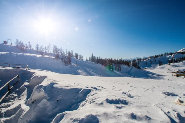 Alpes de invierno — Foto de Stock