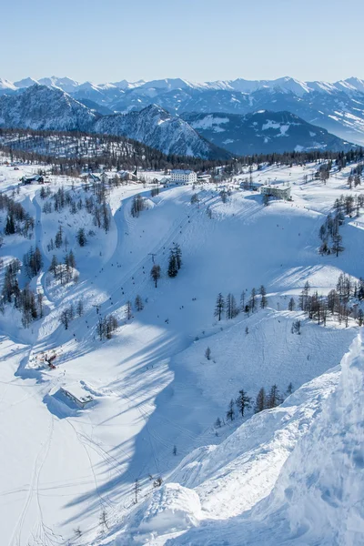 View at ski station — Stock Photo, Image