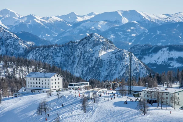 Skistation bekijken — Stockfoto