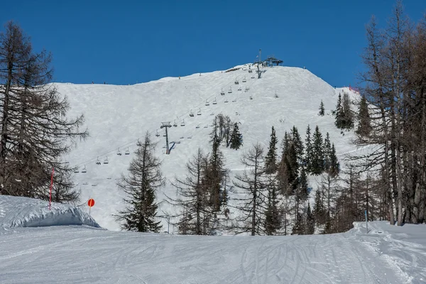 Skistation bekijken — Stockfoto