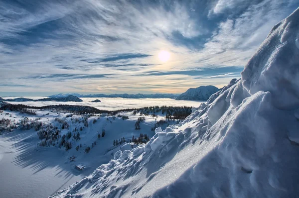 Winter Alpen — Stockfoto