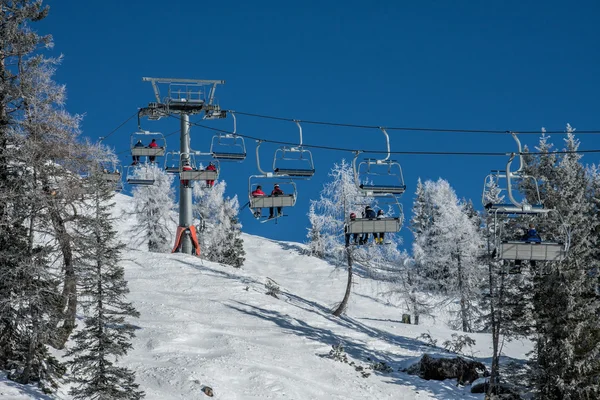 Vue à la station de ski — Photo