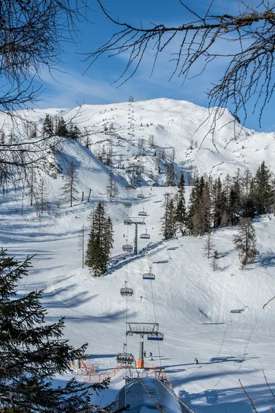 Skistation bekijken — Stockfoto