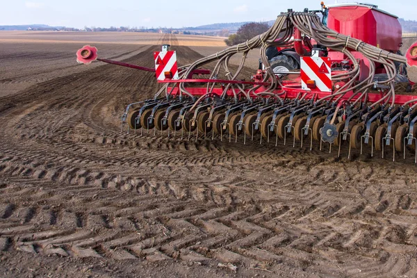 Voorjaar veld werkt — Stockfoto