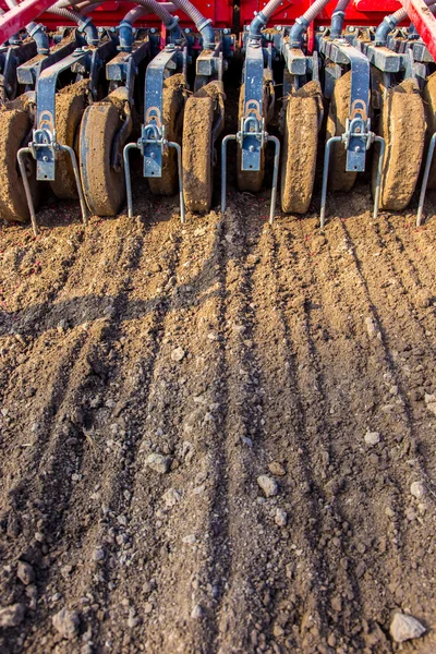 Spring field works — Stock Photo, Image