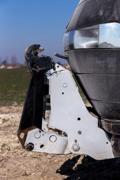 Front of the tractor — Stock Photo, Image